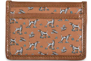 American Made Collared Greens Wallets Orange Made in the USA