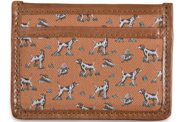 American Made Collared Greens Wallets Orange Made in the USA