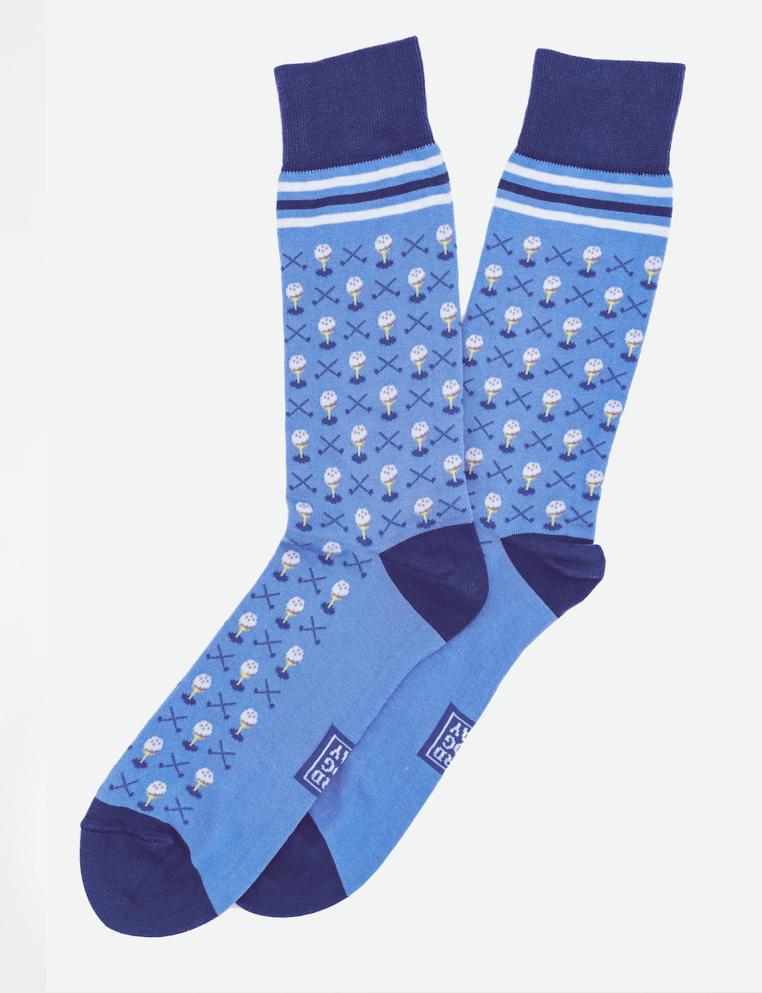 Greens Fee: Socks - Light Blue