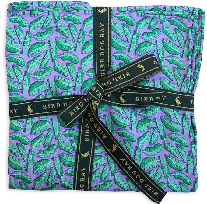 American Made Collared Greens Pocket Squares Purple Made in the USA