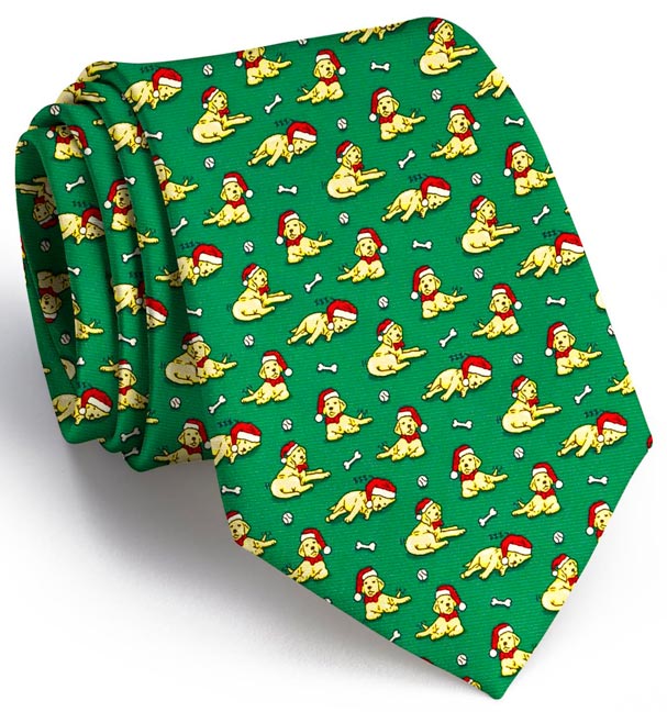 Santa Paws: Tie - Mid-Green