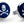 Load image into Gallery viewer, Skull &amp; Crossbones: Woven Silk Cuffllinks - Navy

