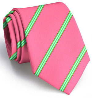 American Made Collared Greens Tie Coral Made in the USA