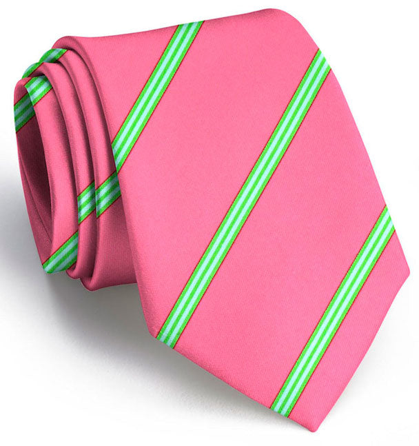 American Made Collared Greens Tie Coral Made in the USA