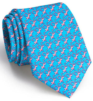 Monkey Business: Tie - Turquoise