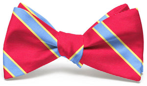 Van Tassel Stripe: Bow Tie - Red/Blue