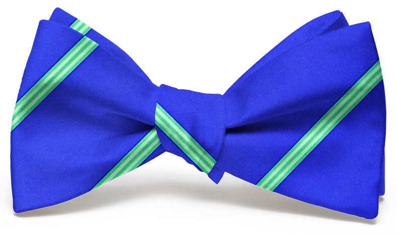 Railroad Stripe: Bow Tie - Blue/Green