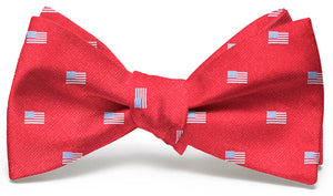 American Flag Club: Bow Tie - Red