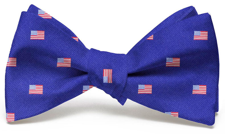 American Flag: Bow Tie - Navy
