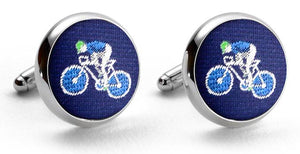 Bicyclist: Cufflinks - Navy