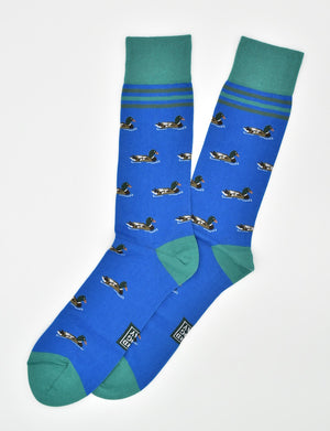 Sitting Ducks: Socks - Mid Blue