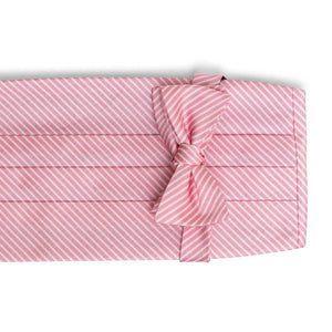 Chapman Stripe: Cummerbund Set - Pink
