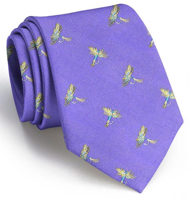 Royal Wulff Club Tie: Tie - Purple