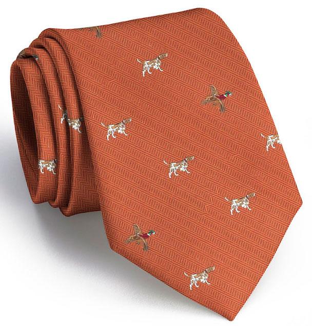 Pointer Club Tie: Tie - Orange