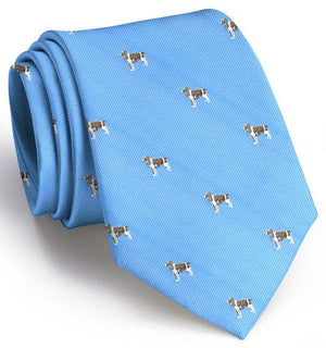 Springer Spaniel Club Tie: Tie - Light Blue