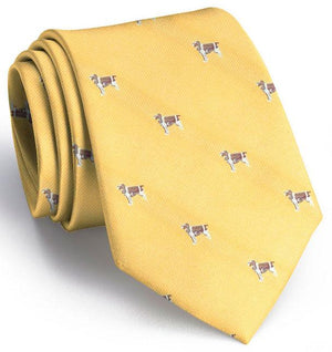 Springer Spaniel Club Tie: Tie - Yellow