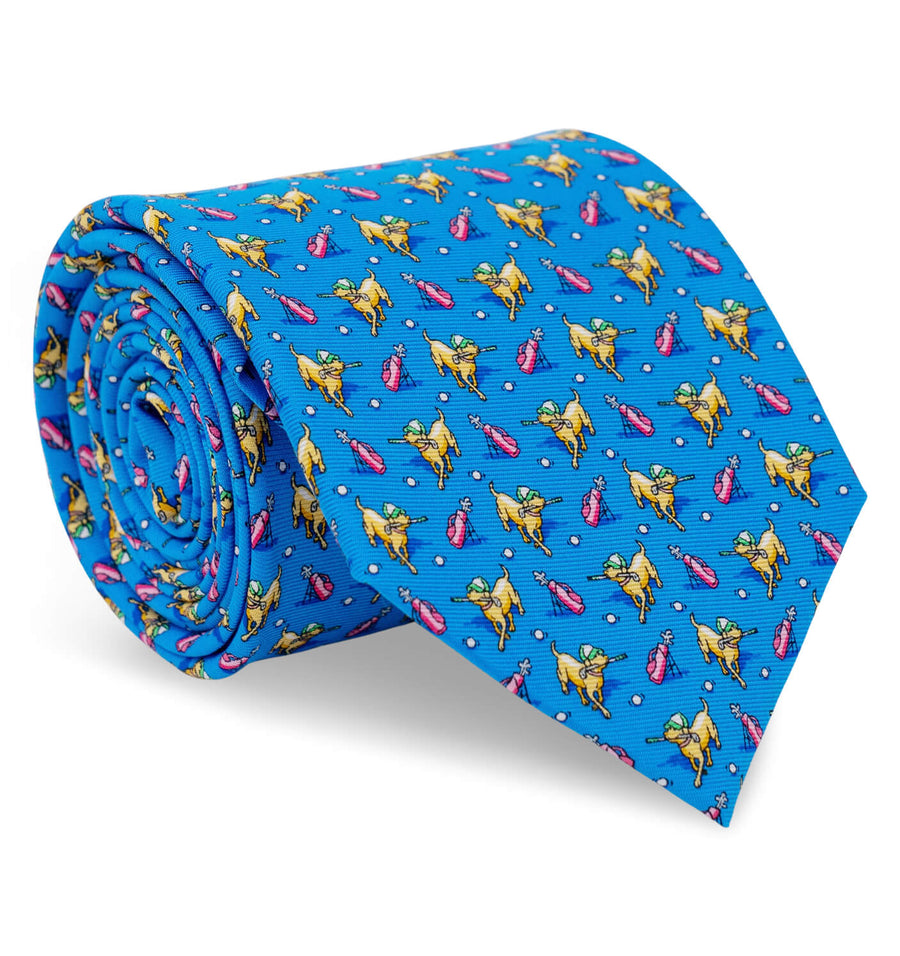 Canine Caddy: Tie - Mid Blue