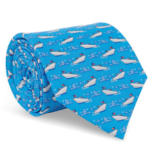 Seas The Day: Tie - Mid-Blue