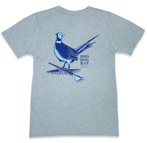 Pheasant: Short Sleeve T-Shirt - Gray