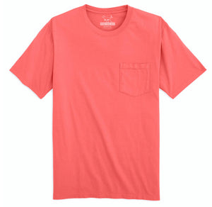 High Tide: Short Sleeve T-Shirt - Coral