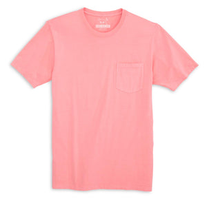 High Tide: Short Sleeve Greens Pink T-Shirt – Collared 