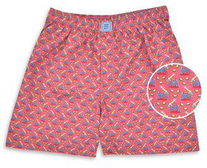 Drunken Crab: Boxers - Coral