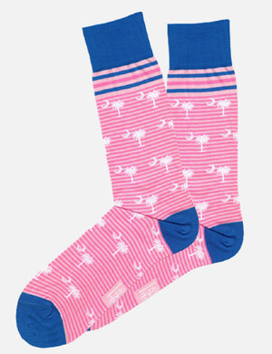 Palmetto Moon: Socks - Pink
