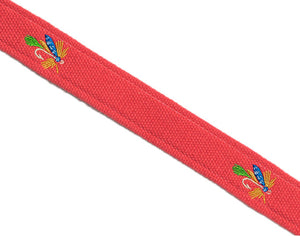 Pretty Fly: Embroidered Belt - Coral