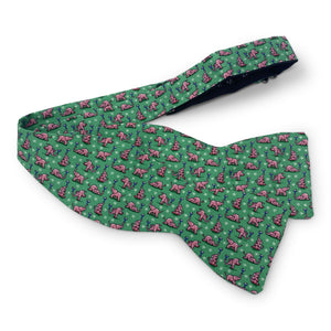 Pink Elephant Party: Bow Tie - Green