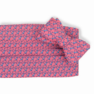 Monkey Business: Cummerbund Set - Pink