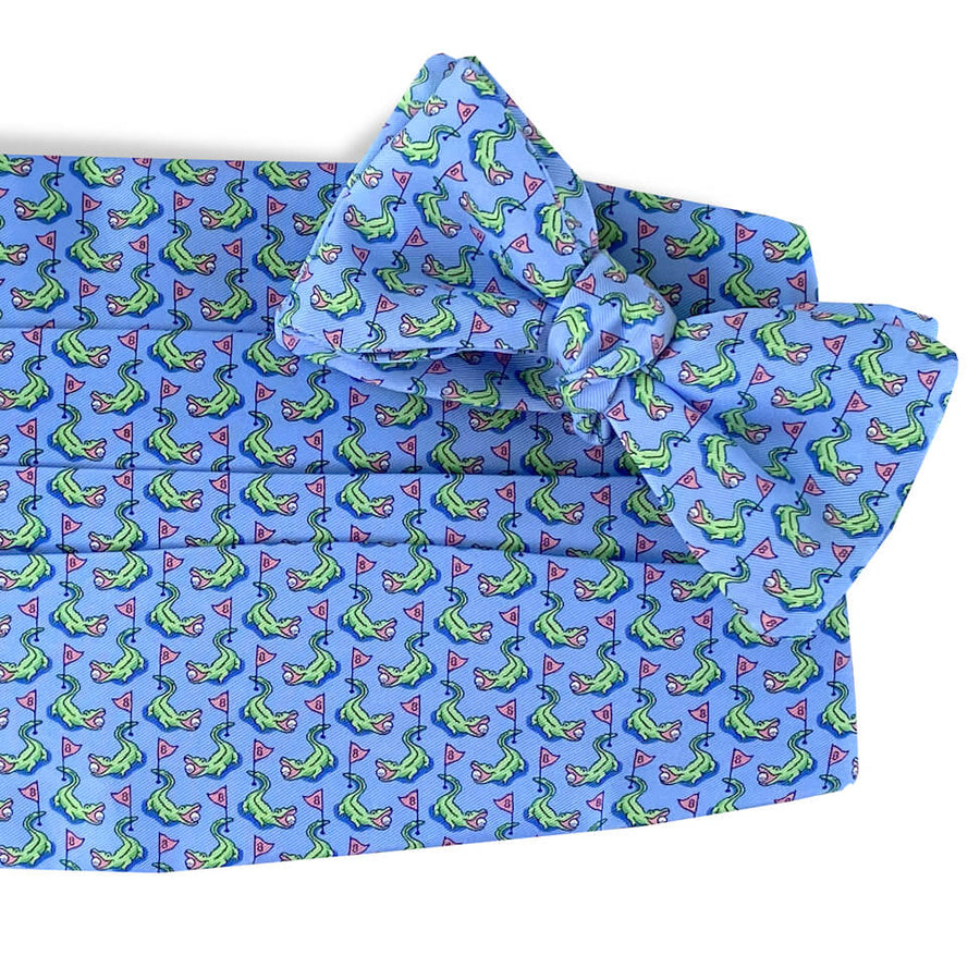 Hazard on Eight: Cummerbund Set - Light Blue