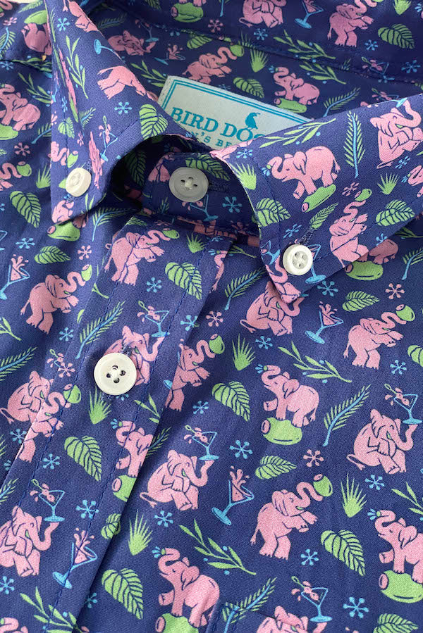 Pink Elephants: Weekender - Navy