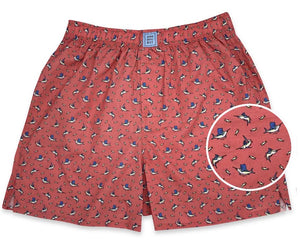 Small Bills: Boxers - Coral