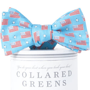 Old Glory Bow Tie Bow Ties - Collared Greens American Made