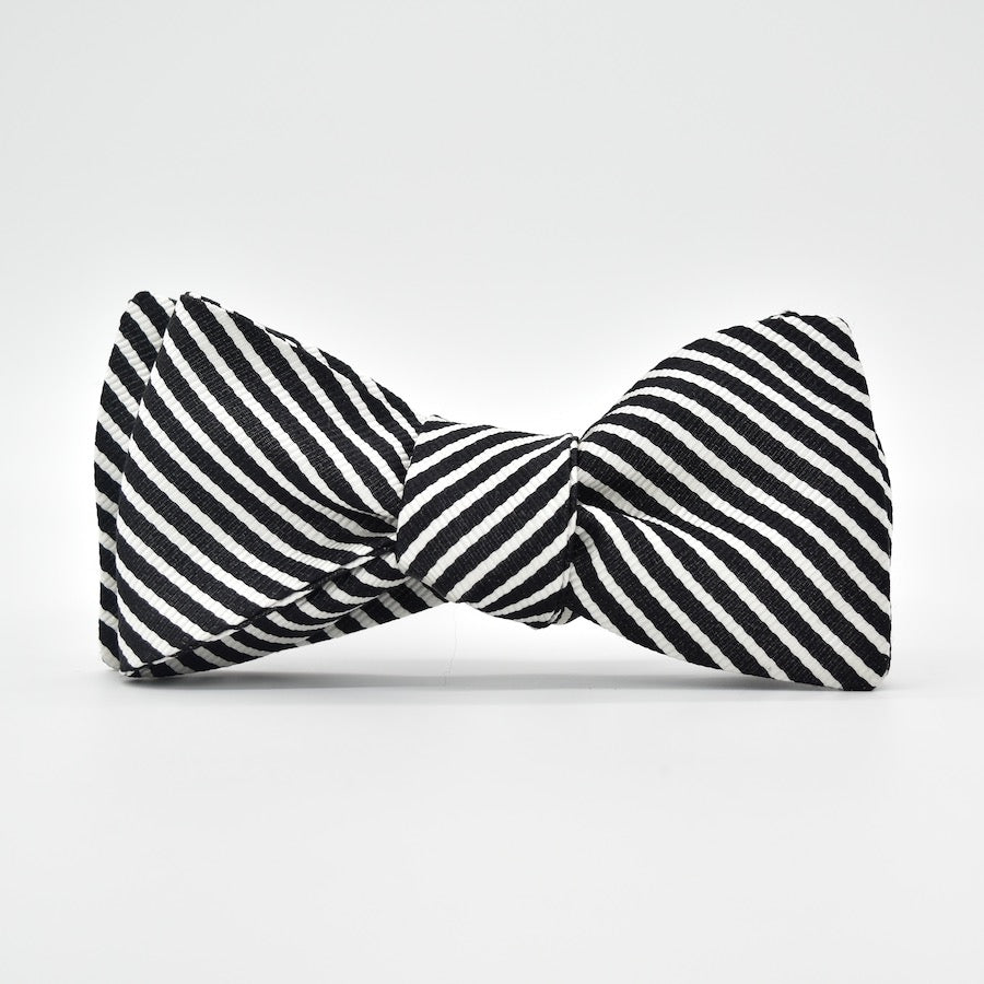 Chapman Stripe: Bow Tie - Black