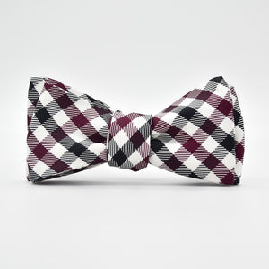 Collegiate Quad: Bow Tie - Garnet/Black