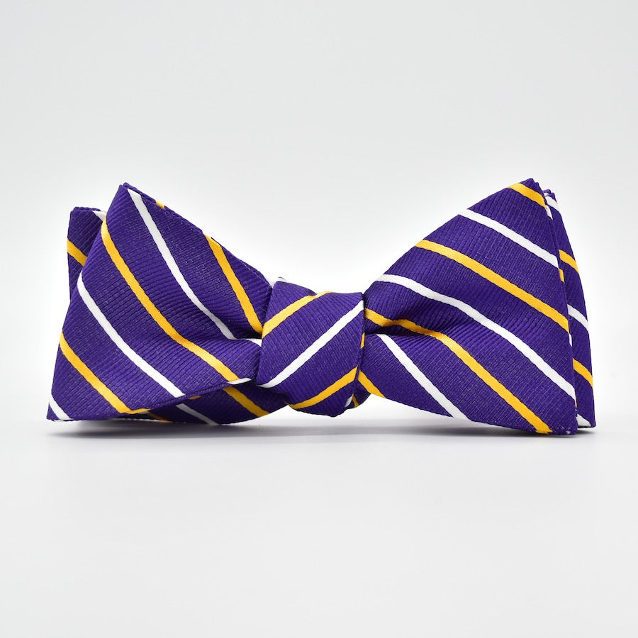 Lewis: Bow Tie - Purple/Yellow