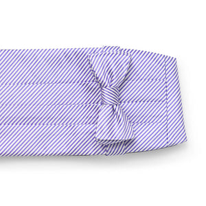 Signature Stripe: Cummerbund Set - Purple
