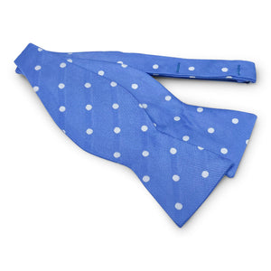College Collection Dots: Bow - Blue