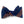 Load image into Gallery viewer, College Collection Stripes: Bow - Navy/Orange
