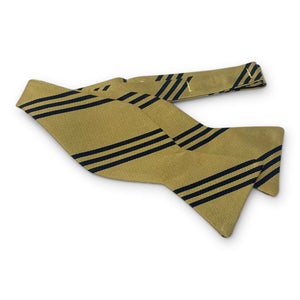 College Collection Stripes: Bow - Gold/Black