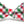 Load image into Gallery viewer, Collegiate Quad: Bow Tie - Red/Green
