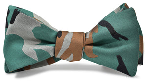 Camo: Bow Tie - Brown/Green