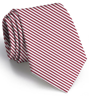 Signature Stripe: Tie - Crimson