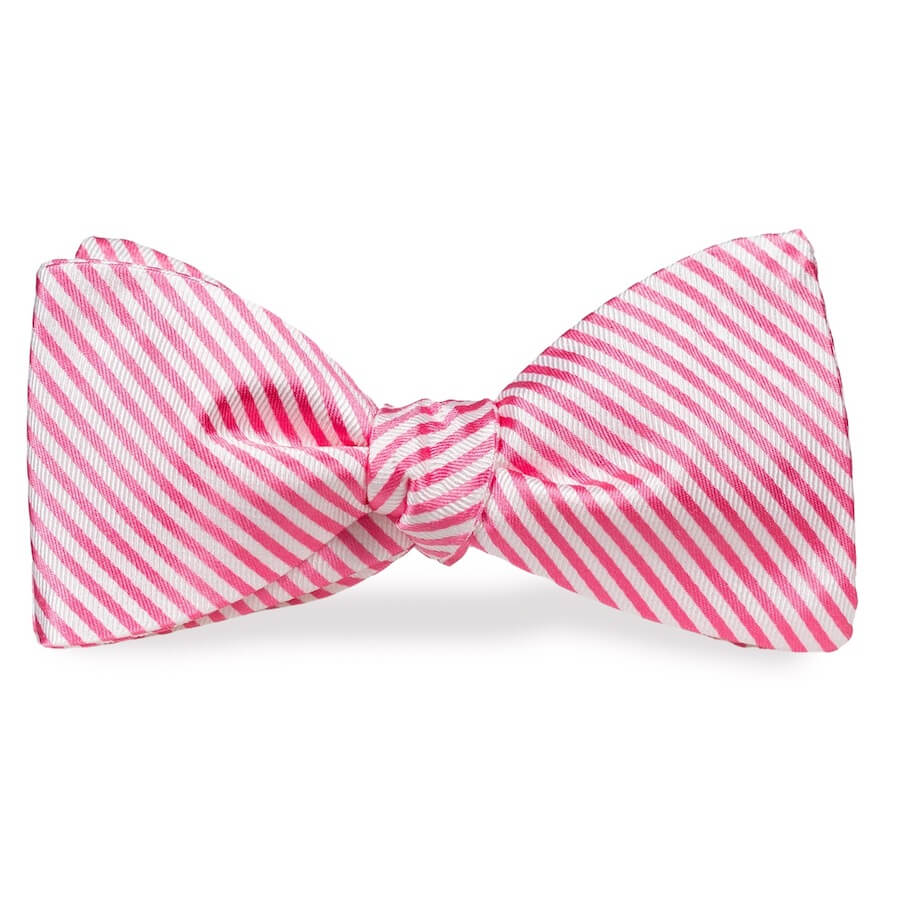 Signature Stripe: Bow Tie - Pink