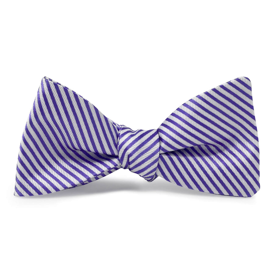 Signature Stripe: Bow Tie - Purple