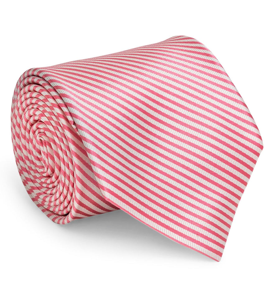 Signature Stripe: Tie - Pink