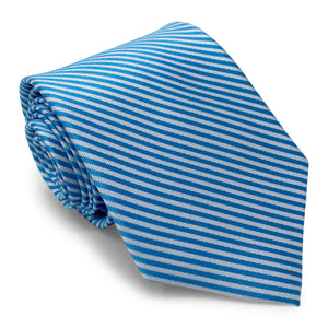 Signature Stripe: Tie - Turquoise