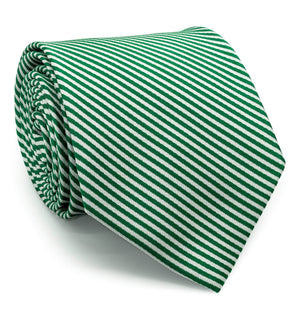 Signature Stripe: Tie - Dark Green