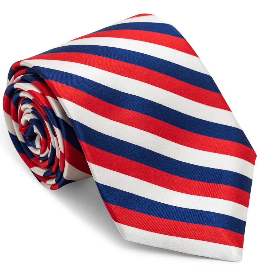 USA Stripes: Tie - Red/White/Blue